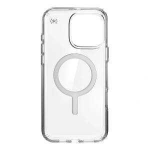 Hurtownia GSM - Etui Speck Presidio Perfect-Clear MagSafe Apple iPhone 16 Pro Max (Čirý / Chromový povrch / Klidná stříbrná) - SPK669 - {ean13} - Hurt