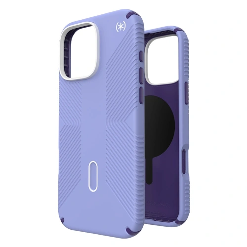 Etui Speck Presidio2 Grip ClickLock & MagSafe Apple iPhone 16 Pro Max (Future Lavender / Cassis Purple / White) - iPhone 16 Pro Max - Speck