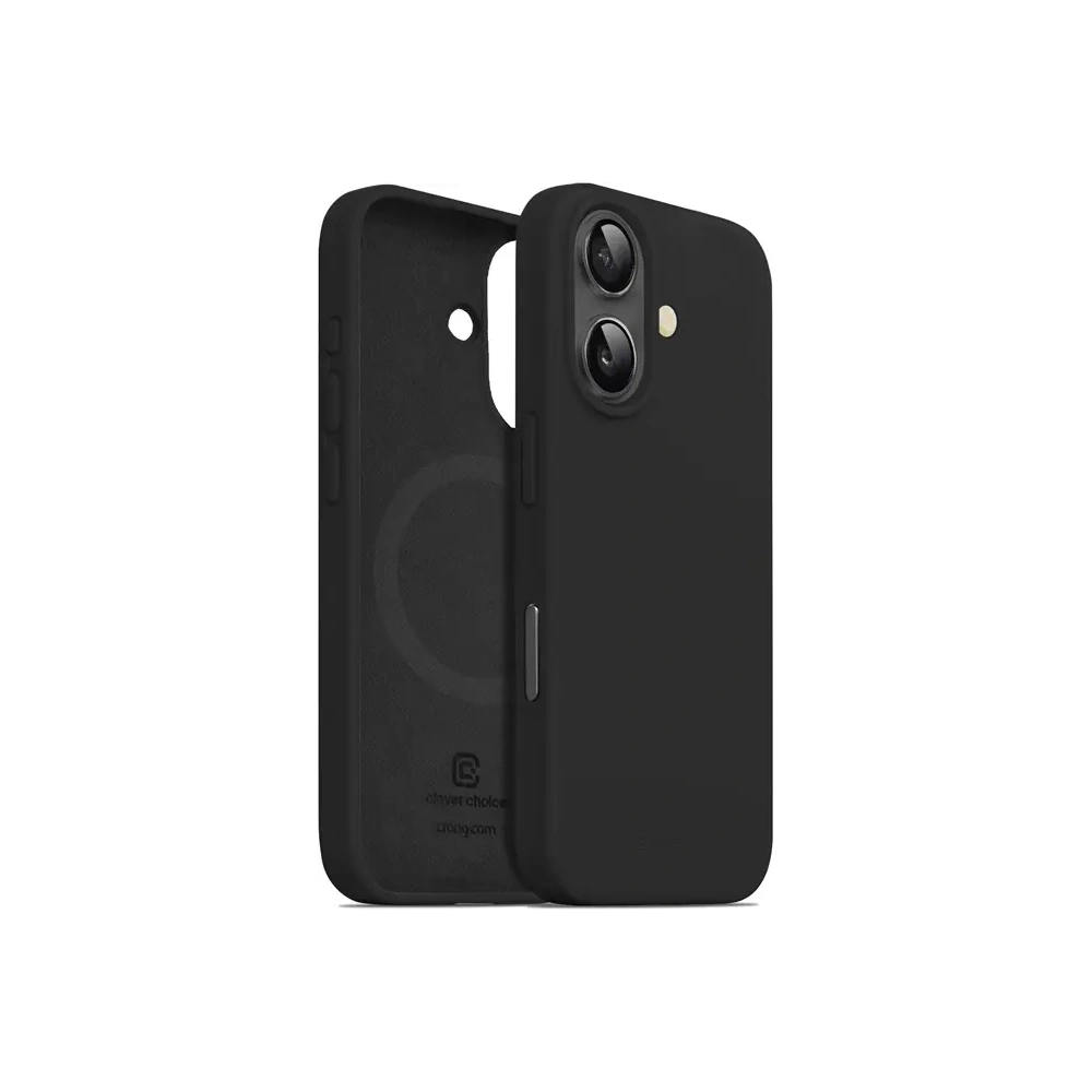 Hurtownia GSM - Etui Crong Color Cover Magnetic Apple iPhone 16 MagSafe negru - CRG789 - {ean13} - Hurt
