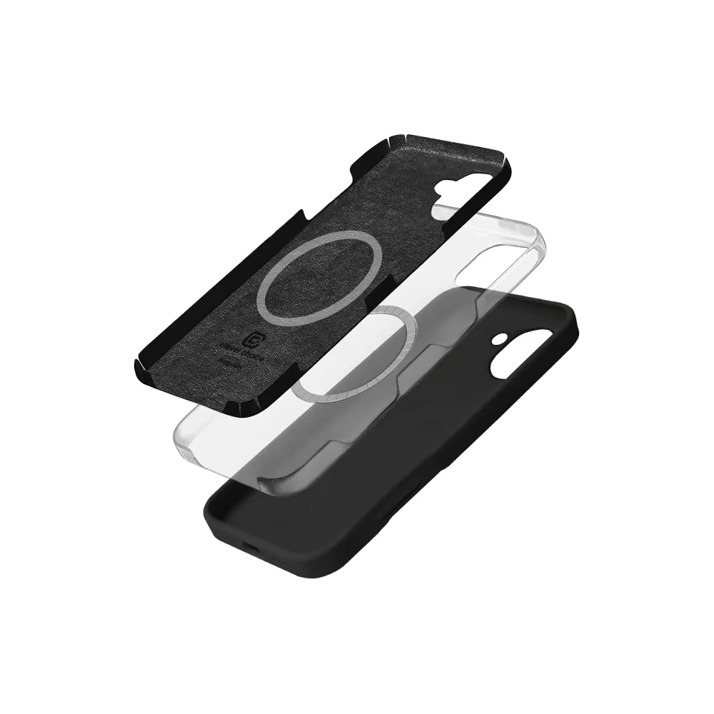 Hurtownia GSM - Etui Crong Color Cover Magnetic Apple iPhone 16 MagSafe negru - CRG789 - {ean13} - Hurt