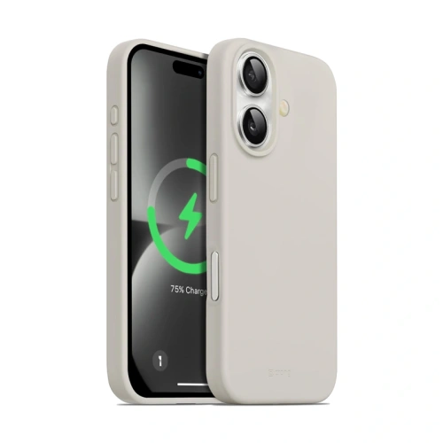 Etui Crong Color Cover Magnetic Apple iPhone 16 MagSafe kamienny beż - iPhone 16 - Crong