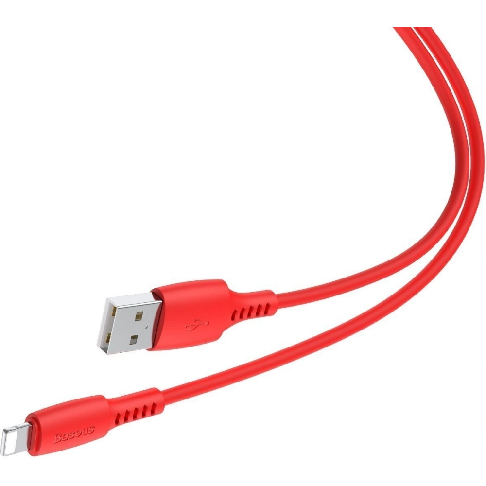 Hurtownia GSM - Kabel Lightning USB Baseus Colourful 1.2m 2.4A (czerwony) - BSU896RED - {ean13} - Hurt