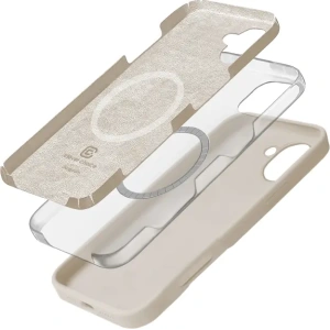 Wholesale Case Crong Color Cover Magnetic Apple iPhone 16 MagSafe stone beige - CRG790 - {ean13} - Hurt