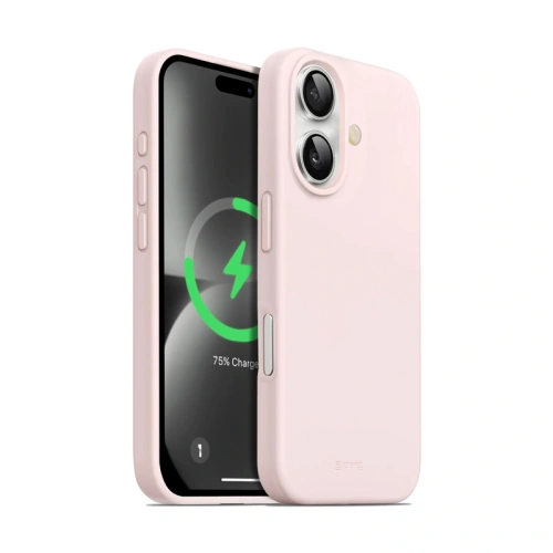 Etui Crong Color Cover Magnetic Apple iPhone 16 MagSafe piaskowy róż - iPhone 16 - Crong