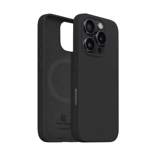 Etui Crong Color Cover Magnetic Apple iPhone 16 Pro MagSafe czarny - iPhone 16 Pro - Crong