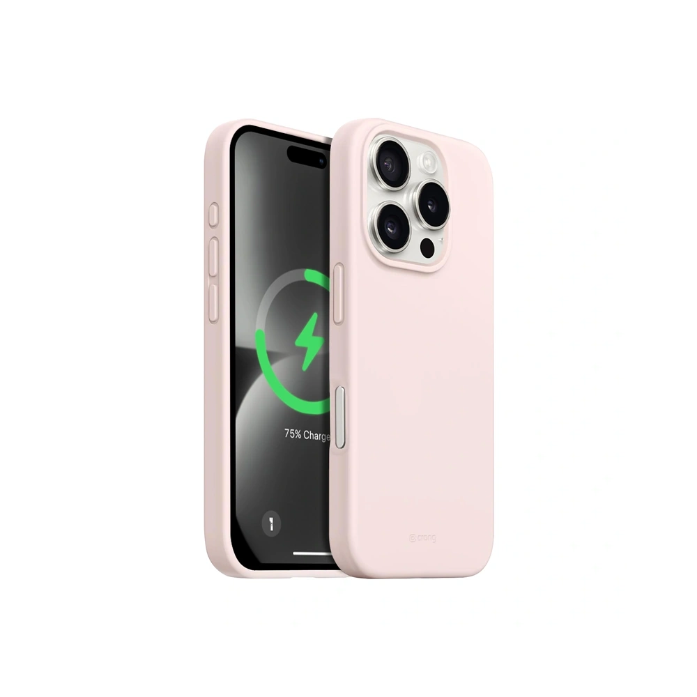 Hurtownia GSM - Etui Crong Color Cover Magnetic Apple iPhone 16 Pro MagSafe písková růžová - CRG796 - {ean13} - Hurt