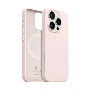 Case Crong Color Cover Magnetic Apple iPhone 16 Pro MagSafe sandy pink - iPhone 16 Pro - Crong