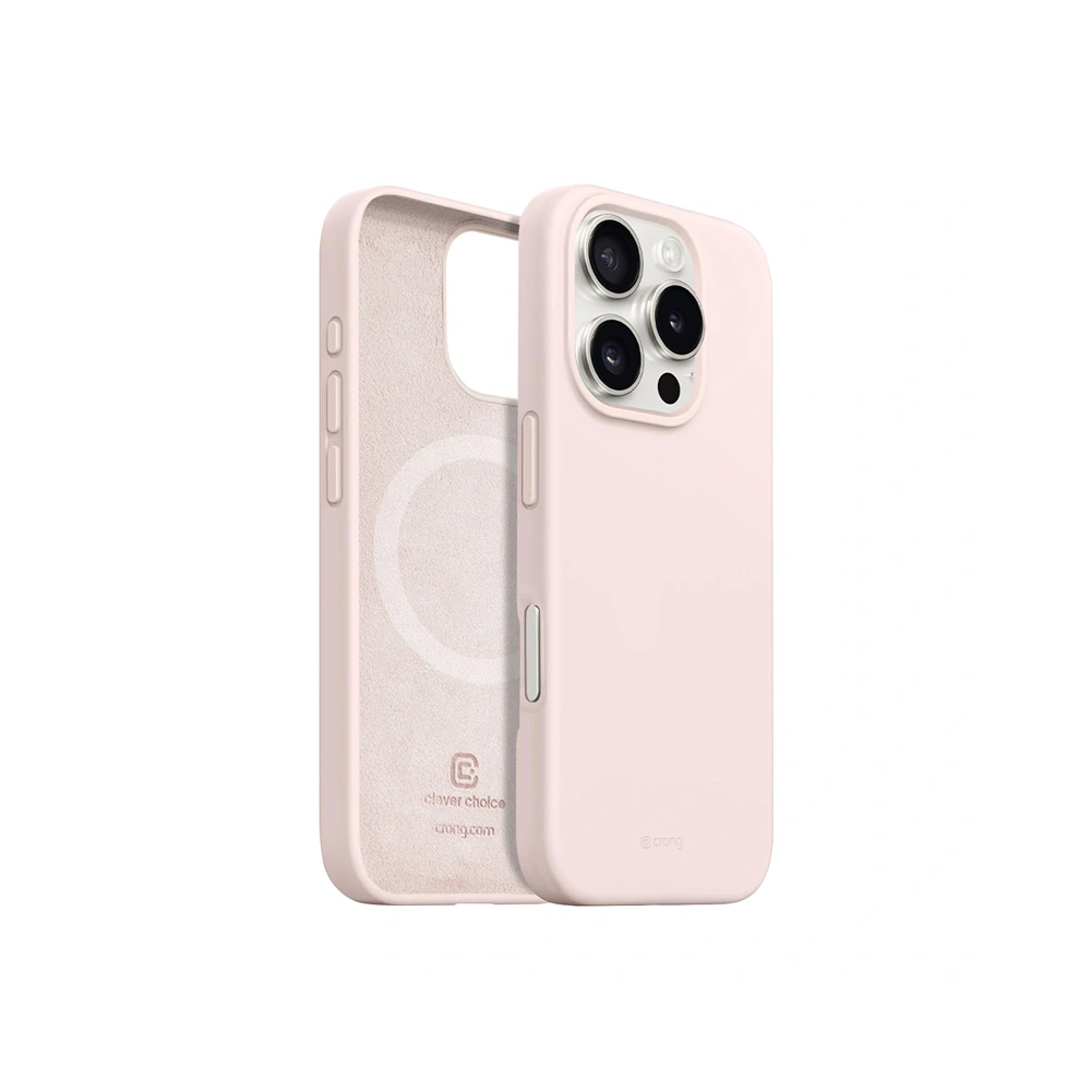 Hurtownia GSM - Etui Crong Color Cover Magnetic Apple iPhone 16 Pro MagSafe písková růžová - CRG796 - {ean13} - Hurt