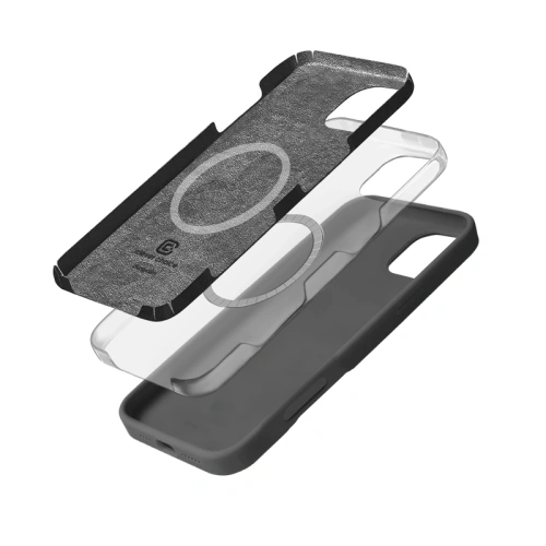 Etui Crong Color Cover Magnetic Apple iPhone 16 Pro MagSafe tytanowy - iPhone 16 Pro - Crong