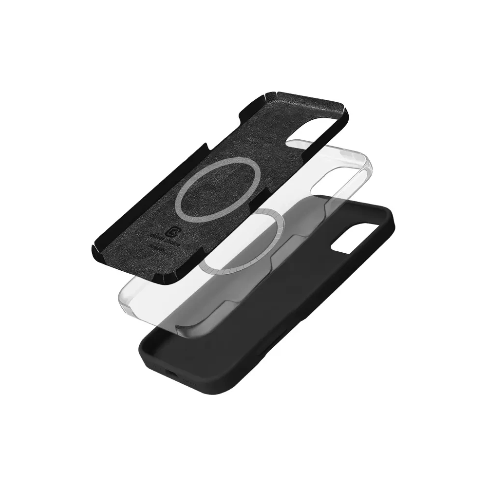Hurtownia GSM - Etui Crong Szín Borító Magnetic Apple iPhone 16 Pro Max MagSafe fekete - CRG798 - {ean13} - Hurt