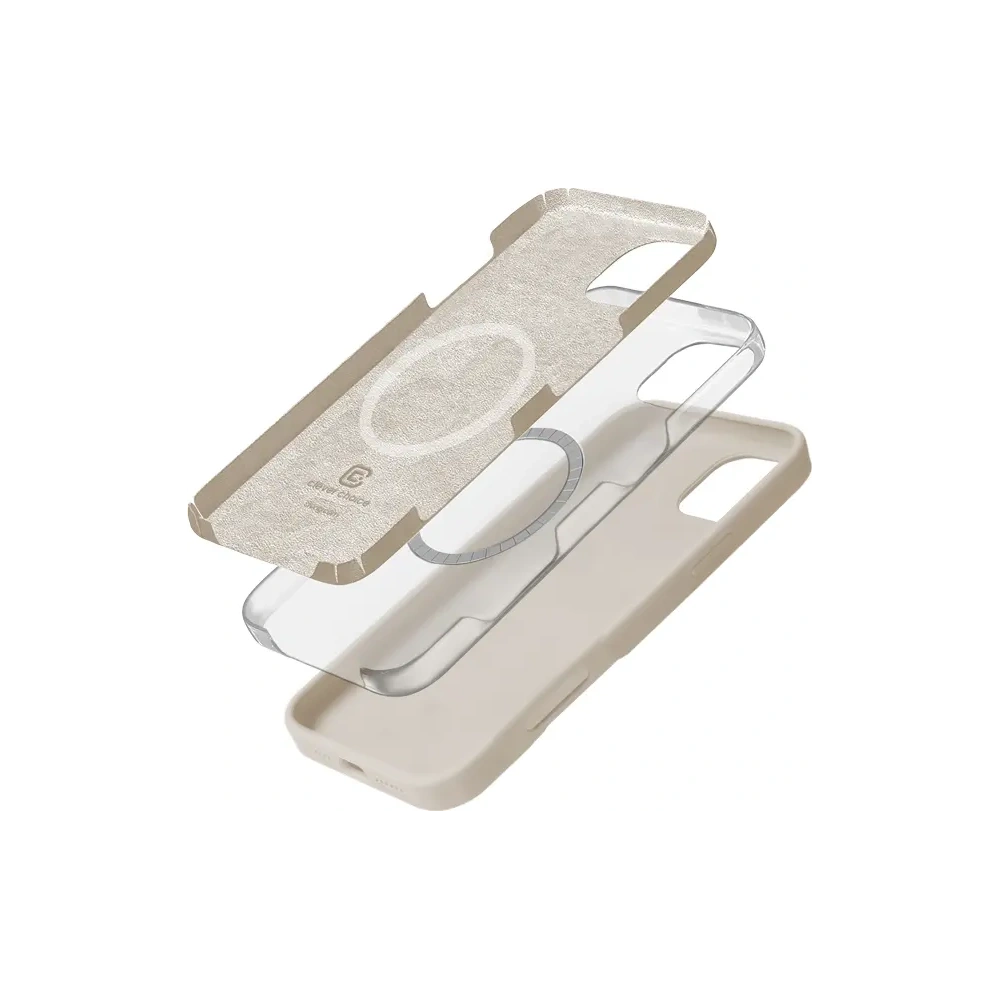 Wholesale Case Crong Color Cover Magnetic Apple iPhone 16 Pro Max MagSafe stone beige - CRG799 - {ean13} - Hurt