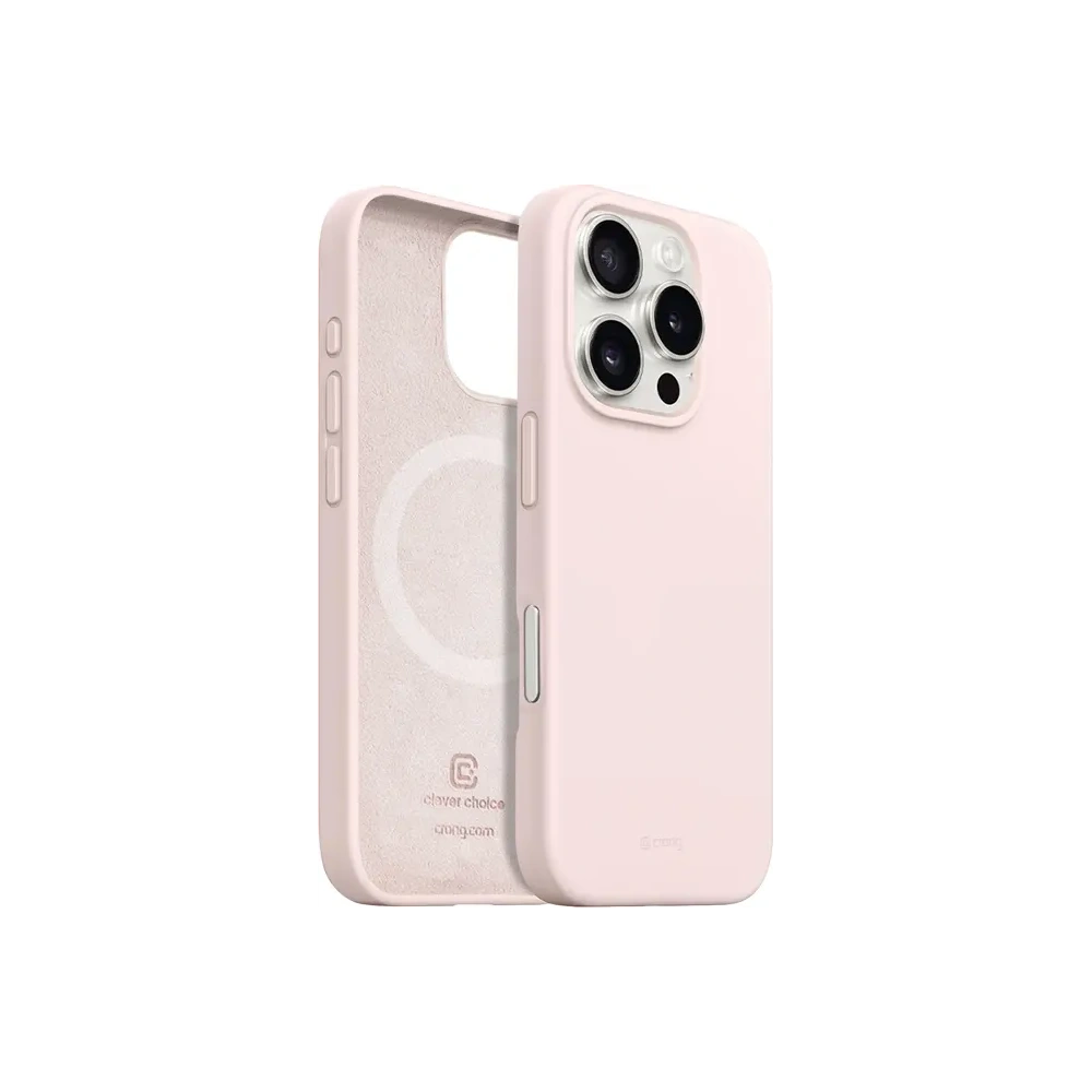 Hurtownia GSM - Etui Crong Színborító Magnetic Apple iPhone 16 Pro Max MagSafe homokrózsaszín - CRG800 - {ean13} - Hurt