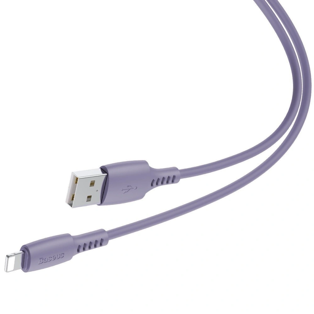 Hurtownia GSM - Kabel Lightning USB Baseus Colourful 1.2m 2.4A (fioletowy) - BSU897PRP - {ean13} - Hurt