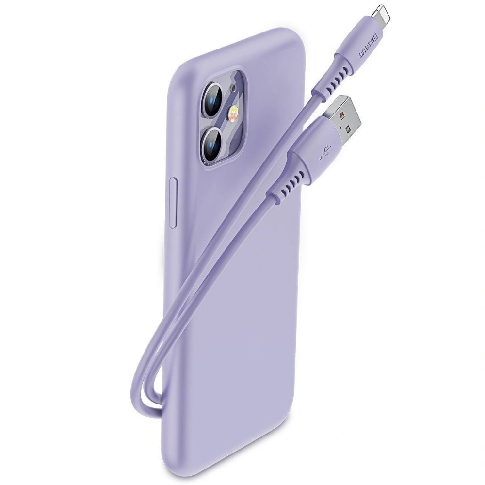 Hurtownia GSM - Kabel Lightning USB Baseus Colourful 1.2m 2.4A (fioletowy) - BSU897PRP - {ean13} - Hurt