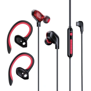 Gaming-Kopfhörer Baseus GAMO, 3D-Sound, USB-C-Stecker (rot)