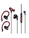 Căști gaming Baseus GAMO, sunet 3D, conector USB-C (roșii)