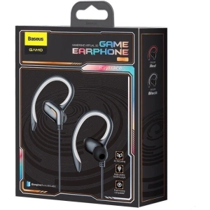 Słuchawki gamingowe Baseus GAMO, dźwięk 3D, wtyczka USB-C (czerwone)