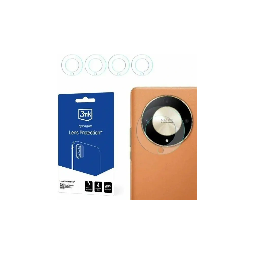 Hurtownia GSM - Sticlă hibridă pentru obiectivul aparatului 3MK Lens Protect Honor Magic6 Lite 5G [4 PACK] - 3MK6492 - {ean13} - Hurt