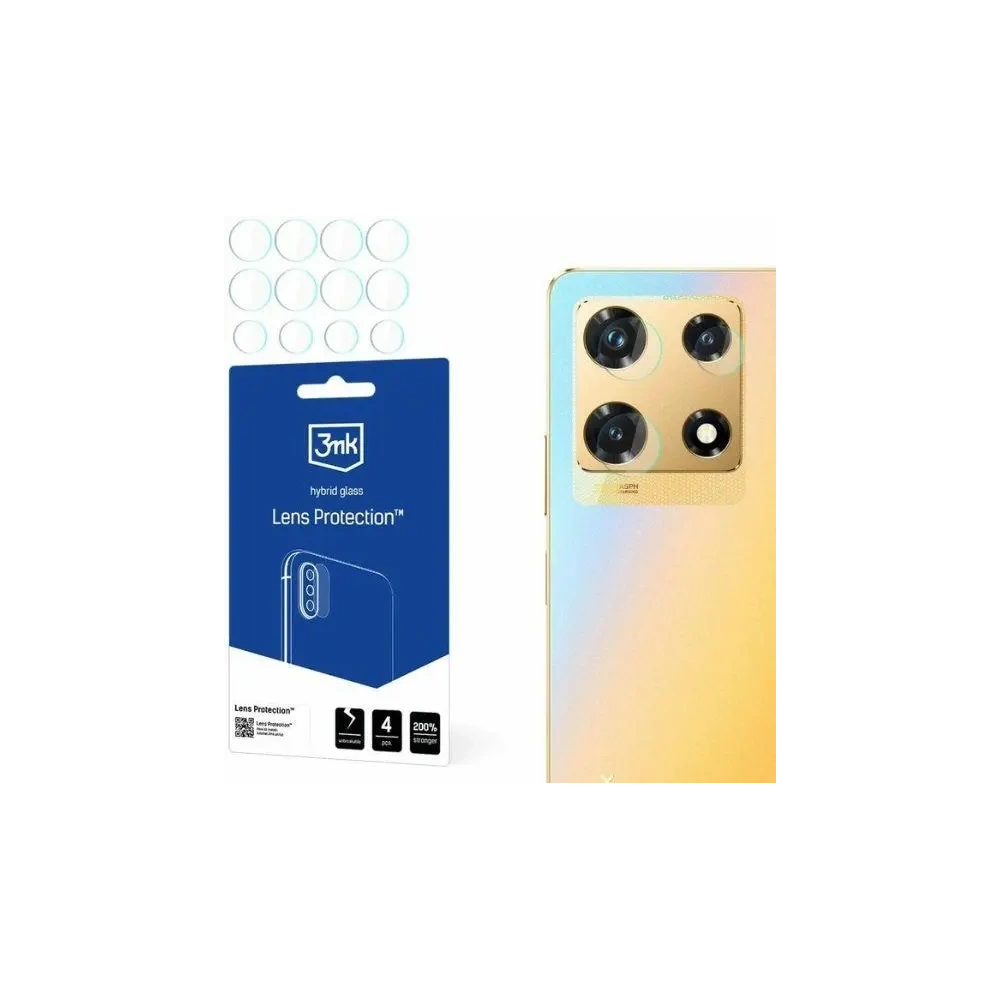 Hurtownia GSM - Hybridní sklo na objektiv fotoaparátu 3MK Lens Protect Infinix Note 30 Pro [4 PACK] - 3MK6494 - {ean13} - Hurt