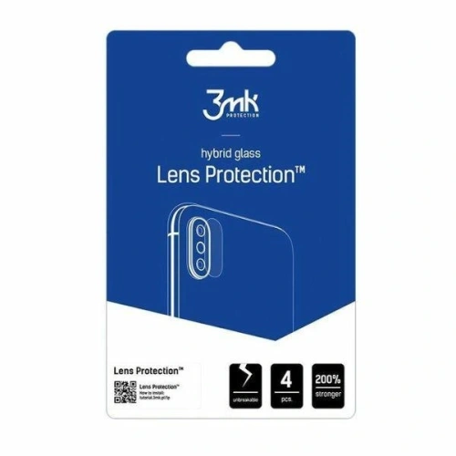 Szkło hybrydowe na obiektyw aparatu 3MK Lens Protect Motorola Edge 50 Neo [4 PACK] - Edge 50 Neo - 3MK