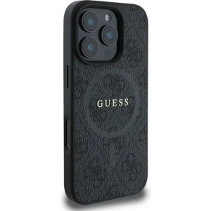 Hurtownia GSM - Etui Guess GUHMP16LG4GFRK Apple iPhone 16 Pro hardcase 4G Ring Classic Logo MagSafe fekete - GUE3461 - {ean13} - Hurt