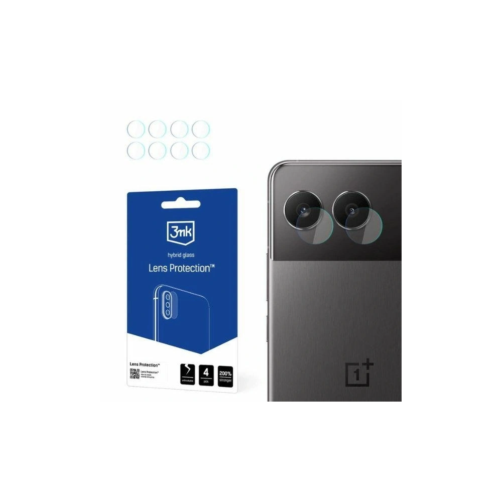 Hurtownia GSM - Szkło hybrydowe na obiektyw aparatu 3MK Lens Protect OnePlus Nord 4 [4 PACK] - 3MK6507 - {ean13} - Hurt