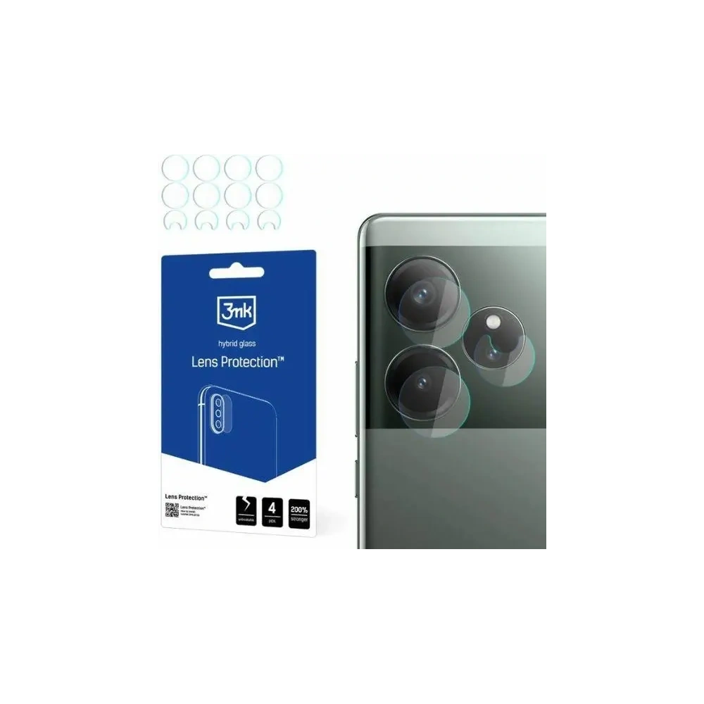 Hurtownia GSM - Sticlă hibridă pentru obiectivul aparatului 3MK Lens Protect Realme GT 6T [4 PACK] - 3MK6514 - {ean13} - Hurt