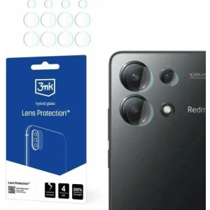 Hurtownia GSM - Hibrid üveg a fényképezőgép objektívjéhez 3MK Lens Protect Xiaomi Redmi Note 13 4G [4 PACK] - 3MK6517 - {ean13} - Hurt