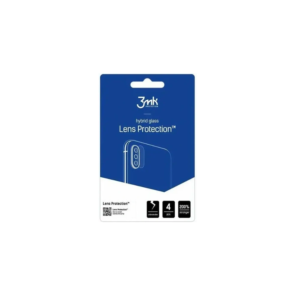 Hurtownia GSM - Szkło hybrydowe na obiektyw aparatu 3MK Lens Protect Xiaomi Redmi Note 13 Pro+ Plus [4 PACK] - 3MK6518 - {ean13} - Hurt