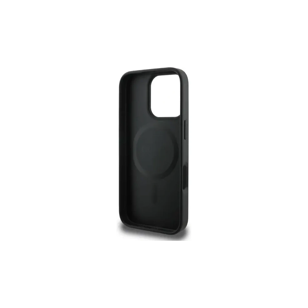 Hurtownia GSM - Case Guess GUHMP16LP4RPSK Apple iPhone 16 Pro Hardcase 4G mit gedruckten Streifen MagSafe schwarz - GUE3463 - {ean13} - Hurt