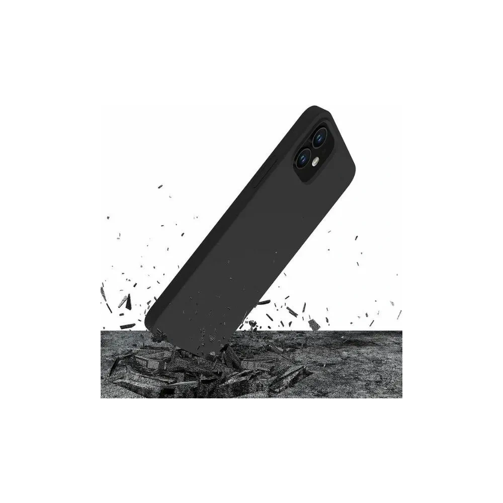 Hurtownia GSM - Etui 3MK szilikon tok Apple iPhone 12 Mini fekete - 3MK6535 - {ean13} - Hurt
