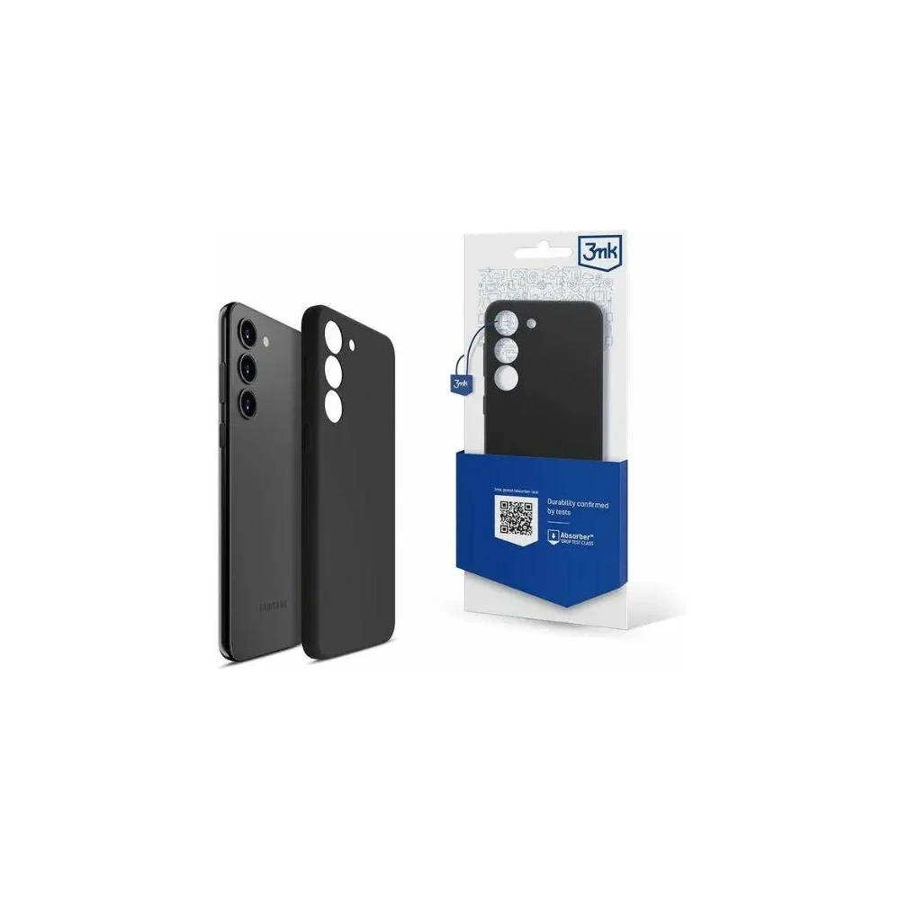 Hurtownia GSM - Etui 3MK Silicone Case Samsung Galaxy S23+ Plus czarny - 3MK6540 - {ean13} - Hurt