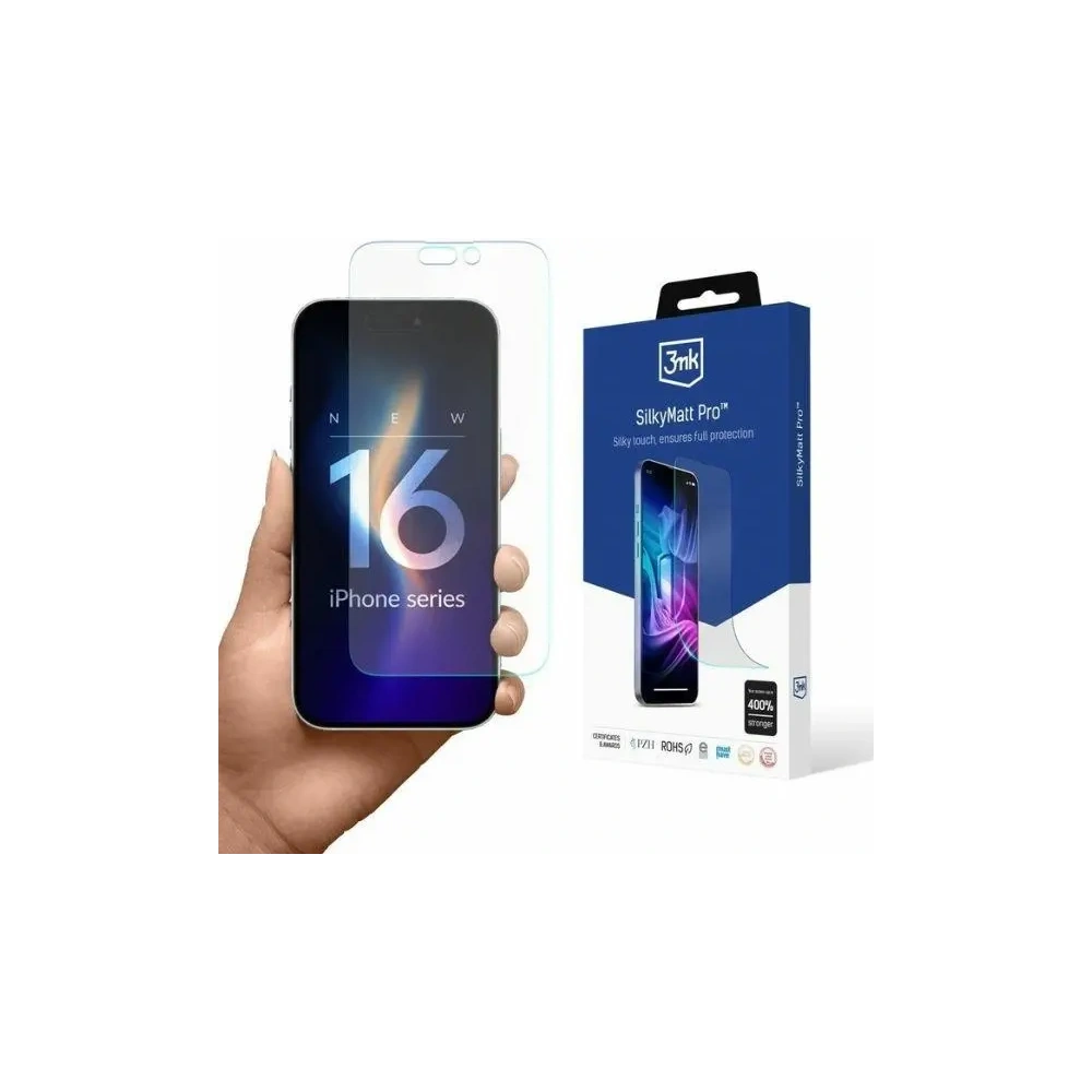 Hurtownia GSM - Mattfolie 3MK SilkyMatt Pro Apple iPhone 16 - 3MK6541 - {ean13} - Hurt