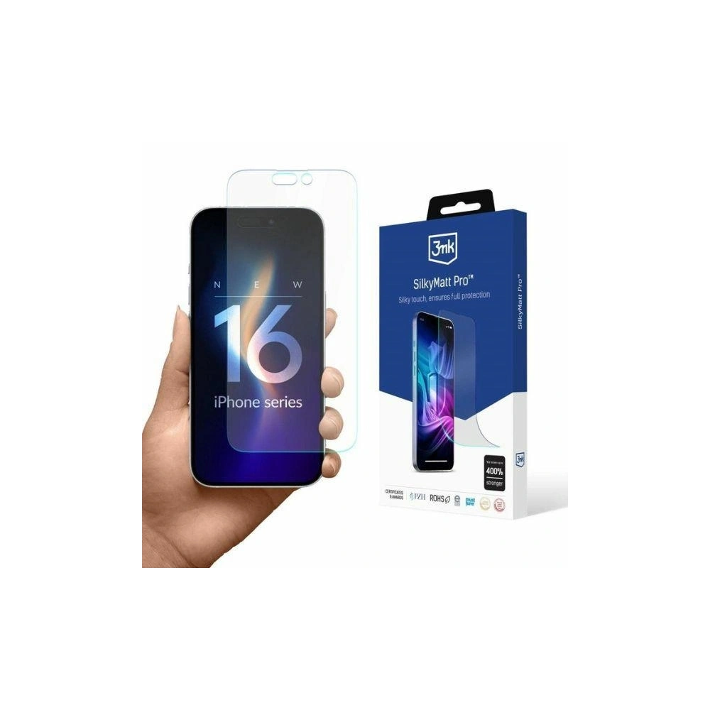 Hurtownia GSM - Mattfolie 3MK SilkyMatt Pro Apple iPhone 16 Pro - 3MK6543 - {ean13} - Hurt