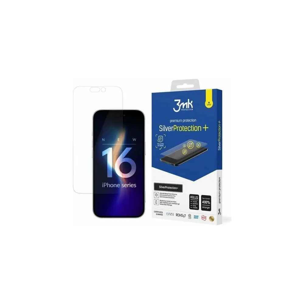 Hurtownia GSM - Antimikrobní ochranná fólie 3MK SilverProtect+ Apple iPhone 16 Pro Max - 3MK6550 - {ean13} - Hurt