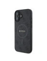 Hurtownia GSM - Etui Guess GUHMP16SG4GFRK Apple iPhone 16 hardcase 4G Ring Classic Logo MagSafe negru - GUE3465 - {ean13} - Hurt
