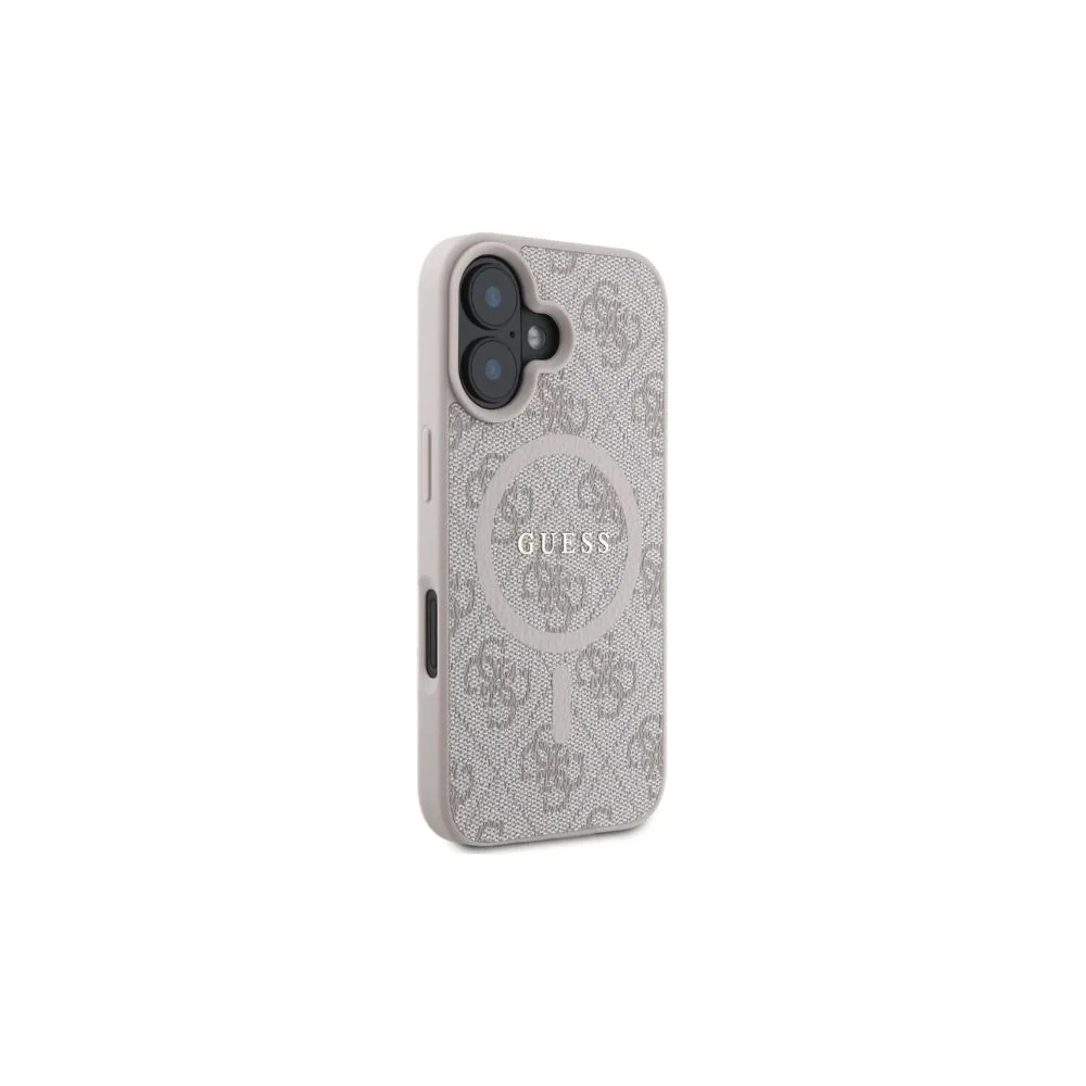 Wholesale Case Guess GUHMP16SG4GFRP Apple iPhone 16 hardcase 4G Ring Classic Logo MagSafe pink - GUE3466 - {ean13} - Hurt