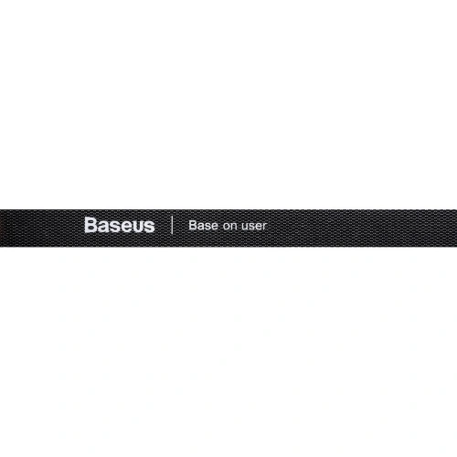 Taśma rzepowa, organizer kabli Baseus Rainbow Circle Velcro Straps 3m (czarny)