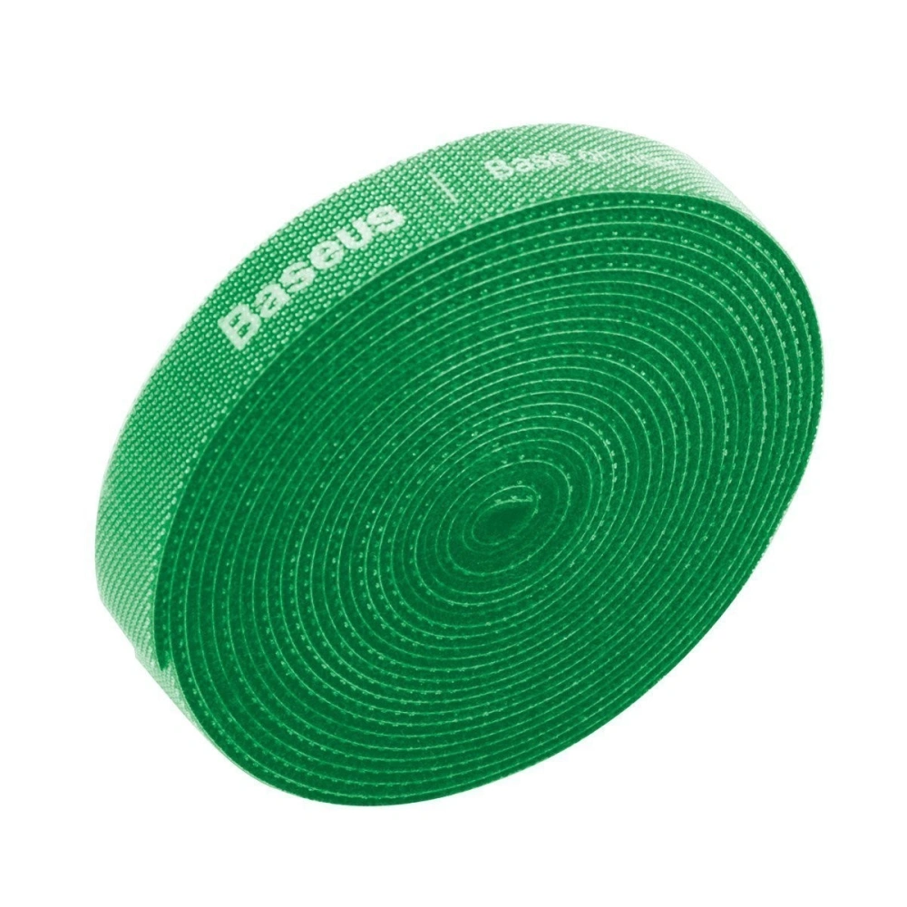 Hurtownia GSM - Taśma rzepowa, organizer kabli Baseus Rainbow Circle Velcro Straps 3m (zielony) - BSU908GRN - {ean13} - Hurt