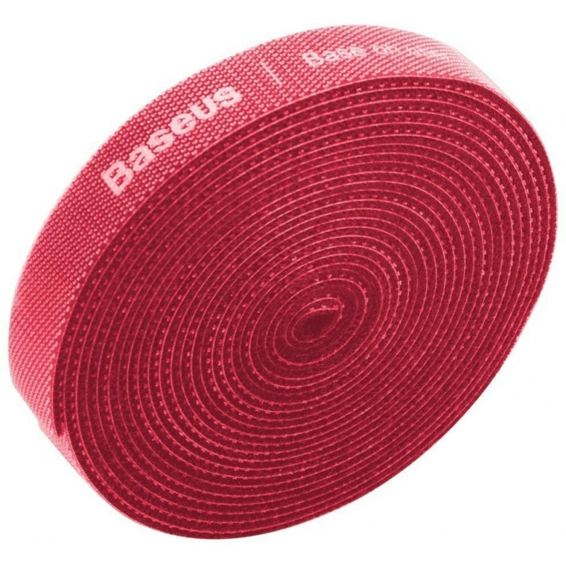 Baseus Distributor - 6953156293519 - BSU909RED - Baseus Rainbow Circle Velcro Straps 3m Red - B2B homescreen