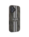 Hurtownia GSM - Etui Guess GUHMP16SP4RPSW Apple iPhone 16 hardcase 4G Printed Stripes MagSafe barna - GUE3468 - {ean13} - Hurt