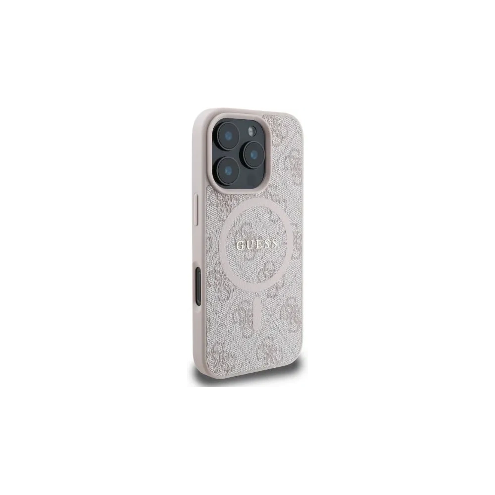 Hurtownia GSM - Etui Guess GUHMP16XG4GFRP Apple iPhone 16 Pro Max hardcase 4G Ring Classic Logo MagSafe rózsaszín - GUE3470 - {ean13} - Hurt