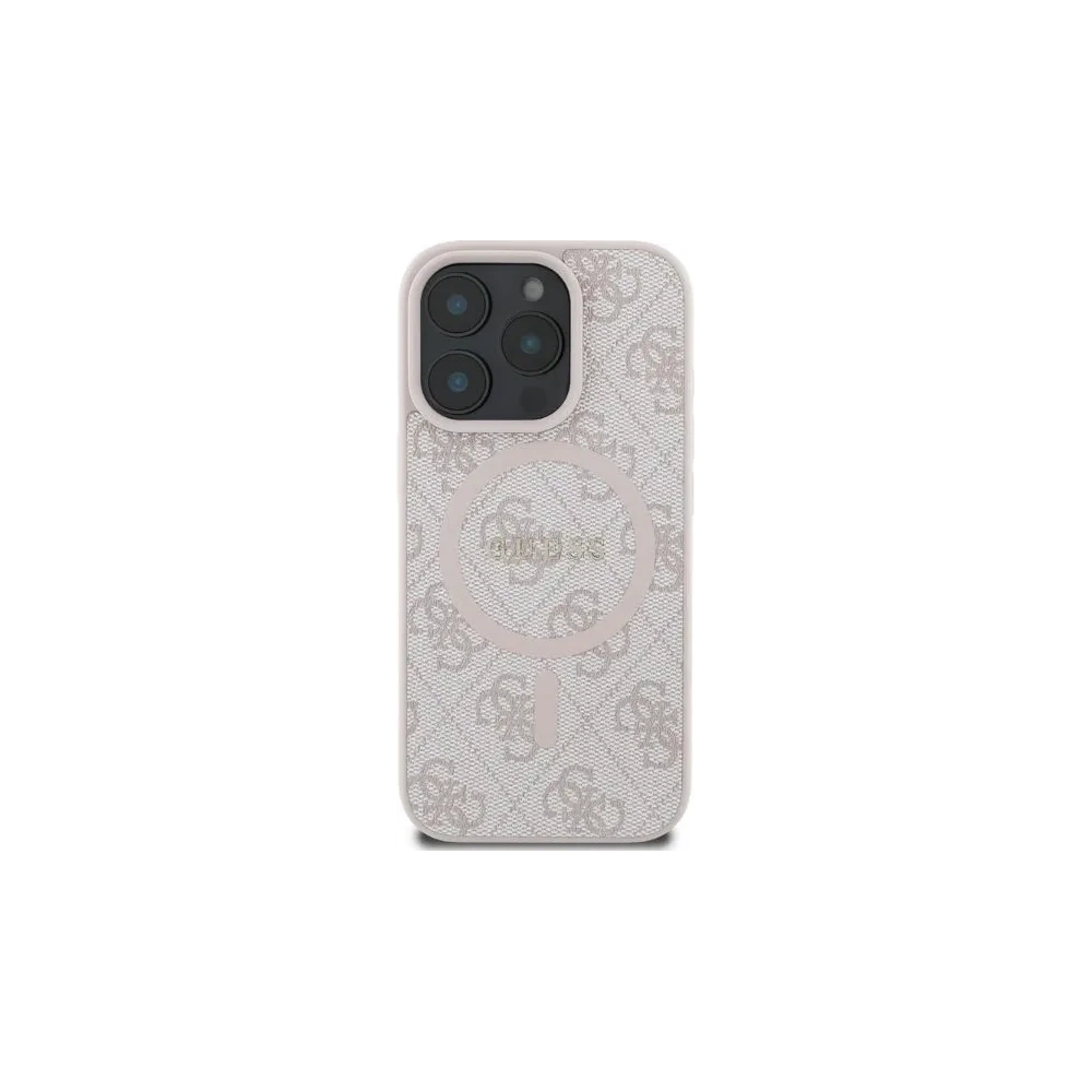 Hurtownia GSM - Etui Guess GUHMP16XG4GFRP Apple iPhone 16 Pro Max hardcase 4G Ring Classic Logo MagSafe rózsaszín - GUE3470 - {ean13} - Hurt