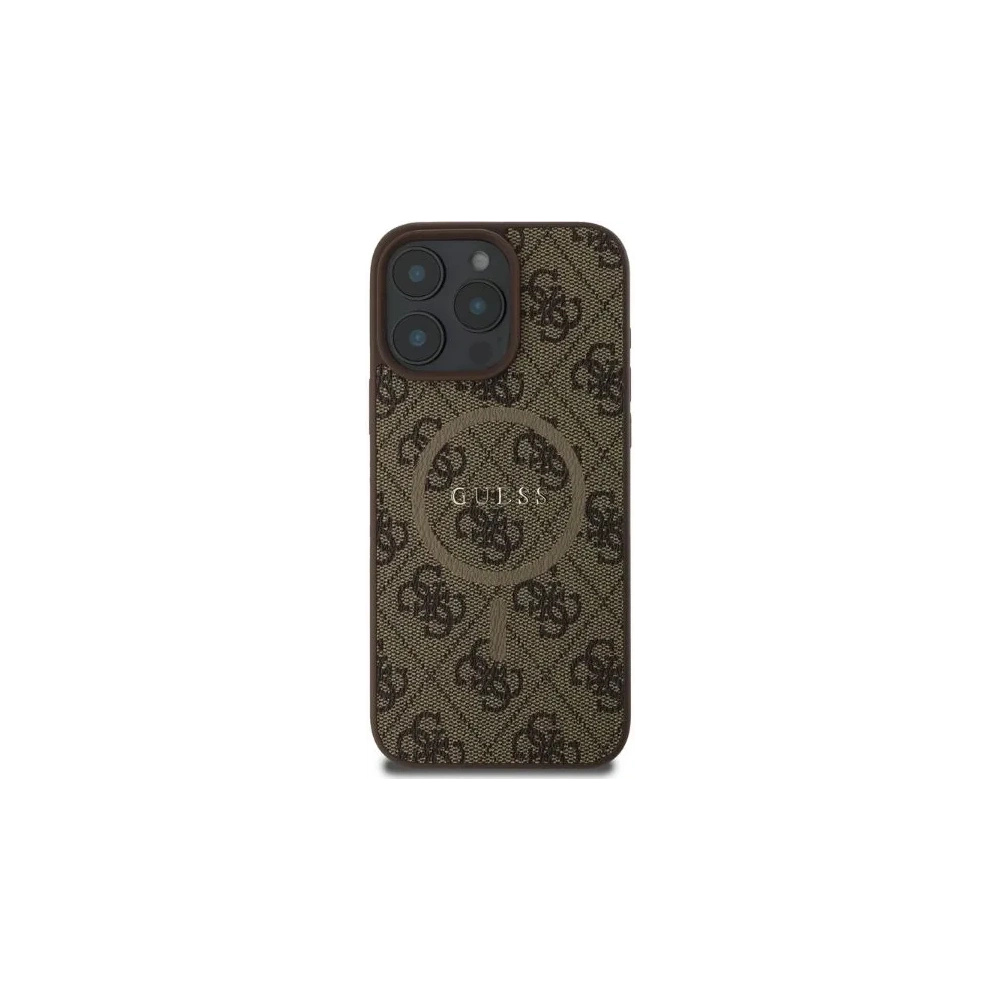 Wholesale Case Guess GUHMP16XG4GFRW Apple iPhone 16 Pro Max hardcase 4G Ring Classic Logo MagSafe brown - GUE3471 - {ean13} - Hurt