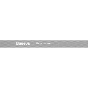 Hurtownia GSM - Taśma rzepowa, organizer kabli Baseus Rainbow Circle Velcro Straps 3m (szary) - BSU910GRY - {ean13} - Hurt
