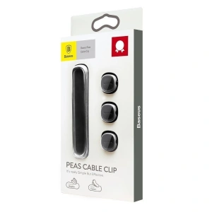 Hurtownia GSM - Organizer kabli Baseus Peas, magnetyczny (czarny) - BSU912BLK - {ean13} - Hurt