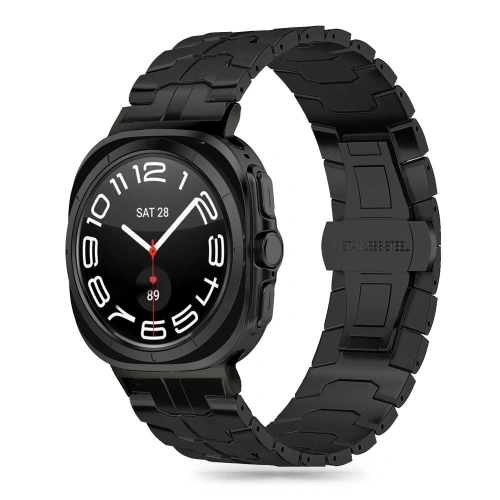 Pasek Tech-Protect Stainless Line Samsung Galaxy Watch Ultra 47mm Black - Galaxy Watch Ultra - Tech-Protect