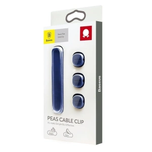 Hurtownia GSM - Organizer cabluri Baseus Peas, magnetic (albastru) - BSU913BLU - {ean13} - Hurt