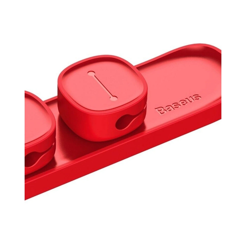 Hurtownia GSM - Organizer kabli Baseus Peas, magnetyczny (czerwony) - BSU914RED - {ean13} - Hurt