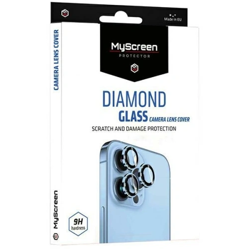 Szkło hartowane na obiektyw aparatu MyScreen Diamond Glass Camera Lens Cover Apple iPhone 15 / 15 Plus czarny - iPhone 15 Plus - MyScreenProtector